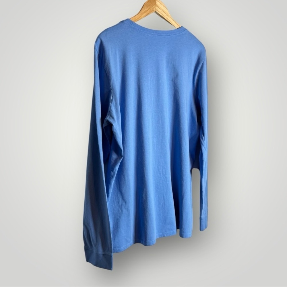 Life is Good Sunflower T Shirt Size XL Crusher Tee Long Sleeve Cotton Blue - Picture 5 of 7